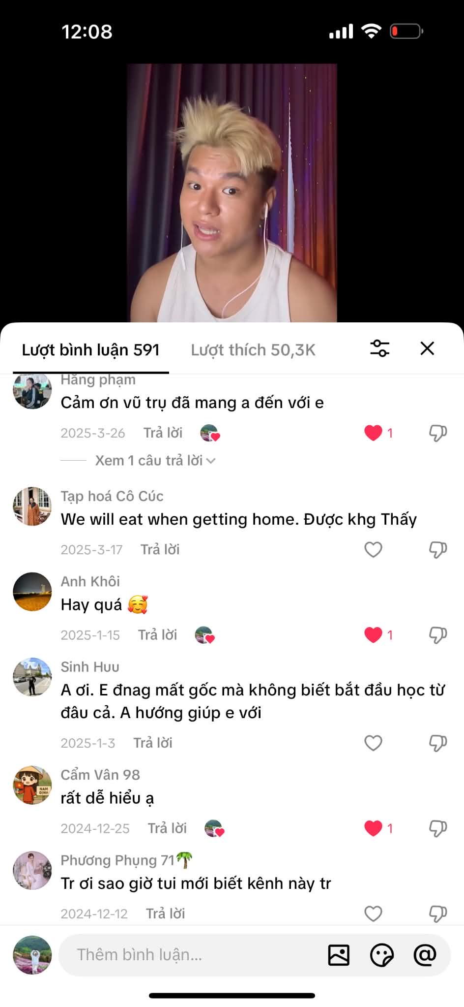 Ảnh chụp bình luận của người xem trên TikTok English with Bubby, ảnh 5 trên 9